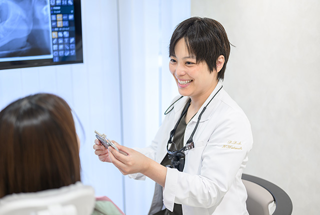 カウンセリング・色調チェック